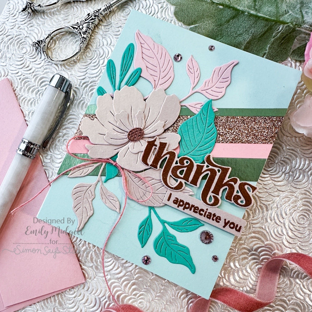 Simon Says Clear Stamps With Thanks 3198ssc You Are My Favorite Thank You Card | color-code:ALT04
