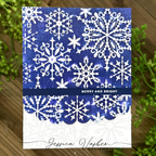 Simon Says Stamp Embossing Folder Wonderland Snowflakes sf536 Heart to Heart