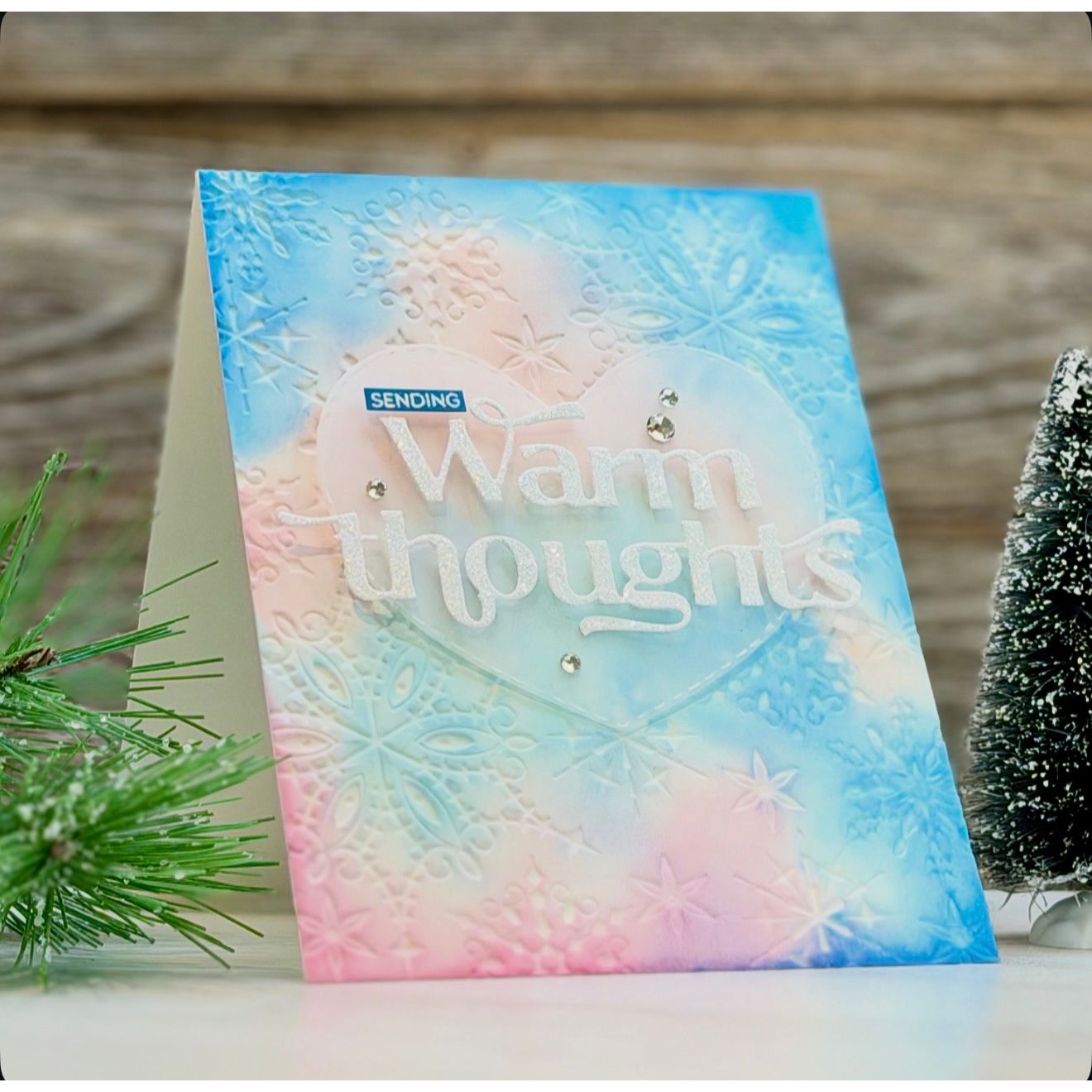 Simon Says Stamp Embossing Folder Wonderland Snowflakes sf536 Heart to Heart