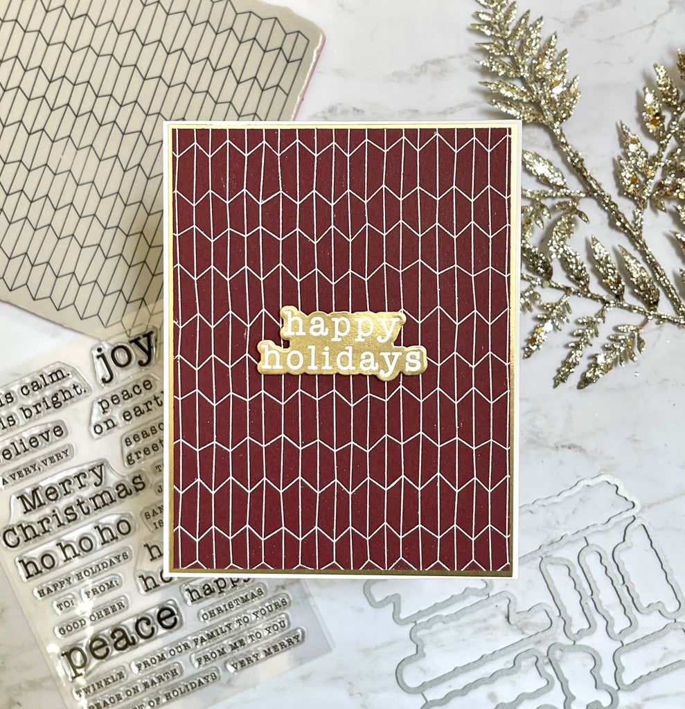 Simon Says Cling Stamp Wonky Trapezoid m102726 Stamptember Christmas Card | color-code:ALT02