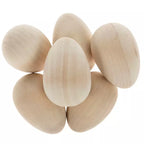 Wooden Egg Pack Of 6