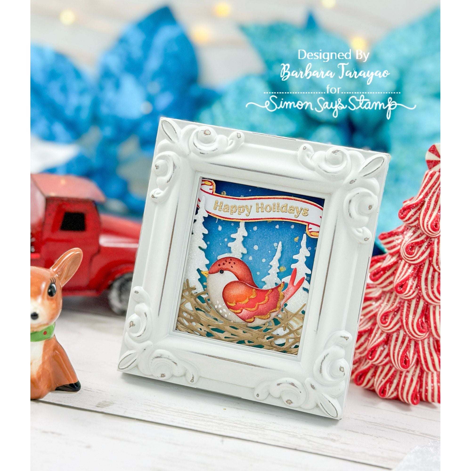 Simon Says Stamp Woodland Treescape Wafer Dies 1231sd DieCember Christmas Decor