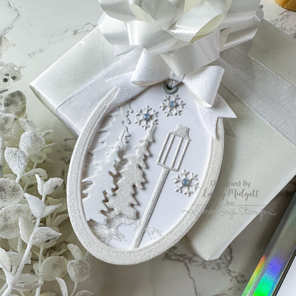 Simon Says Stamp Woodland Treescape Wafer Dies 1231sd DieCember Christmas Tag | color-code:ALT04