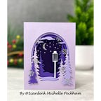 Simon Says Stamp Woodland Treescape Wafer Dies 1231sd DieCember Christmas Card