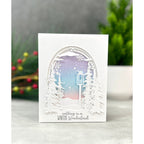 Simon Says Stamp Woodland Treescape Wafer Dies 1231sd DieCember Christmas Card