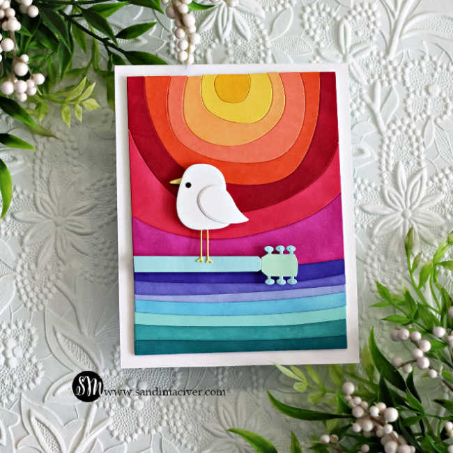 Simon Says Stamp Ocean Horizon Wafer Dies 1311md Friend Like You Woodstock Card | color-code:ALT13