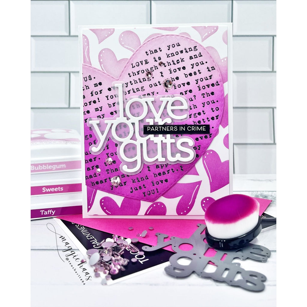 Simon Says Clear Stamp Words of Love 1365ssc Heart to Heart