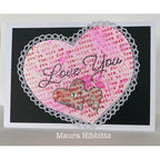 Simon Says Clear Stamp Words of Love 1365ssc Heart to Heart