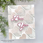 Simon Says Stamp Words of Love Wafer Dies 1555sdc Heart to Heart