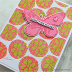Wow Embossing Powder Lime Zest wr13r green flowers card