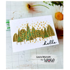 Wow Embossing Powder Verdigris Revive wl134x hello trees card