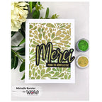 Wow Embossing Powder Verdigris Revive wl134x merci thank you card