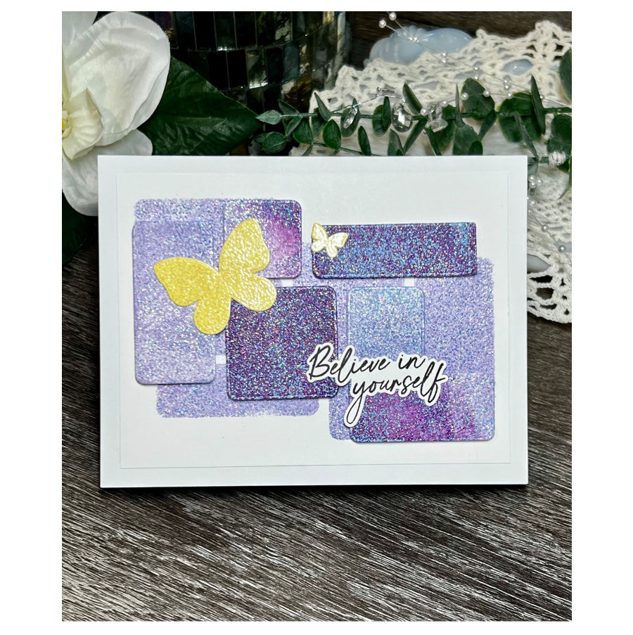 Wow Embossing Powder Wisteria Wonder ws436x believe in yourself card