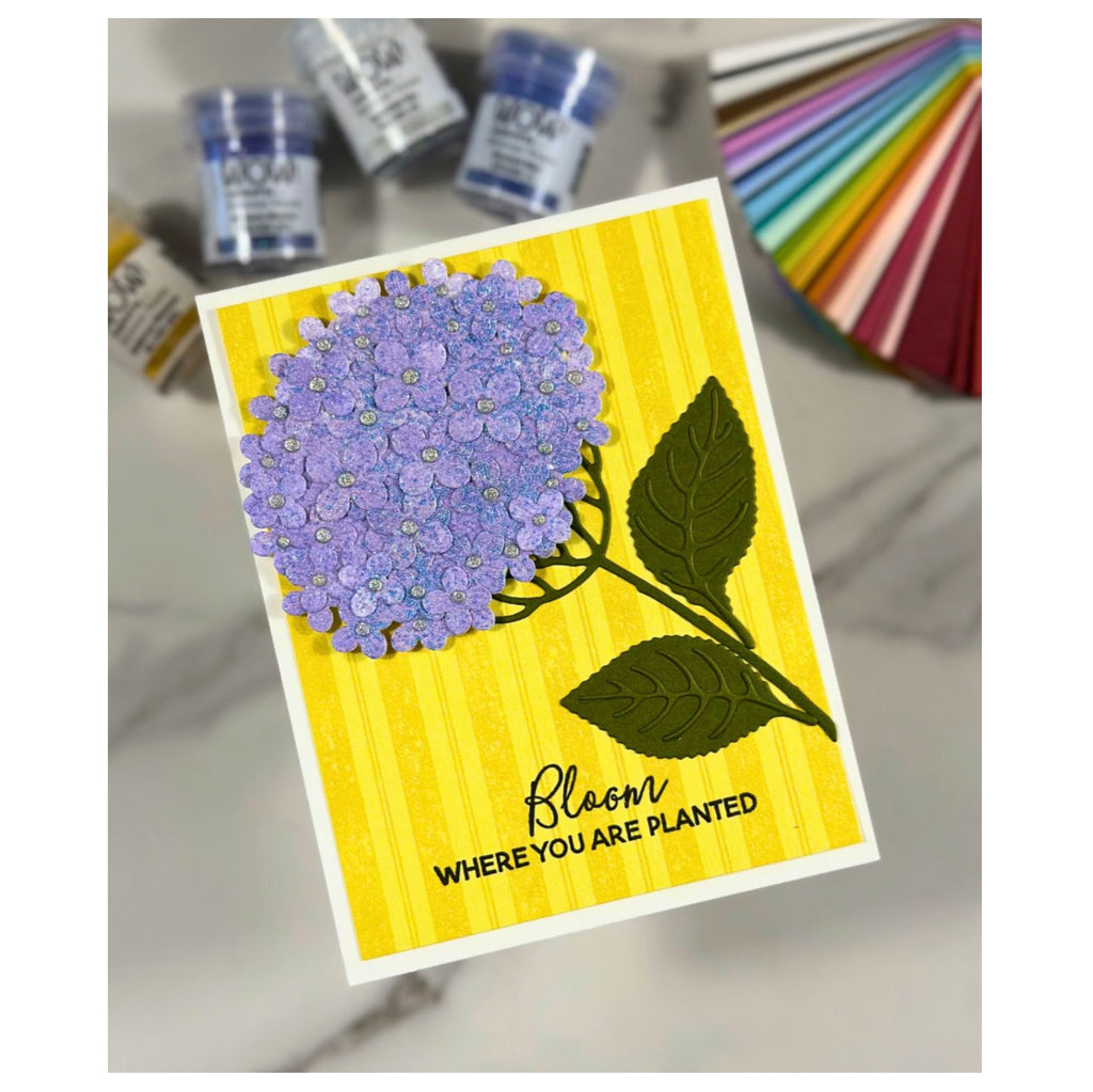 Wow Embossing Powder Wisteria Wonder ws436x pretty purple flower card