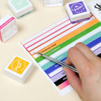 Altenew Mini Ink Cubes Label Set 2023 Amy Tangerine Collection alt7982 stickers