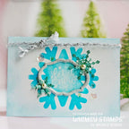 Whimsy Stamps Frame Labels Dies wsd240 let it snow