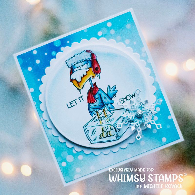 Whimsy Stamps So Annoying NoFuss Masks wsnfm27 cold feet