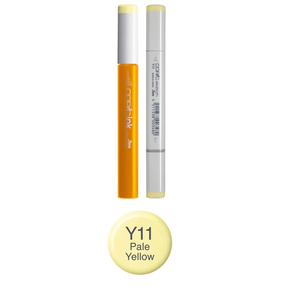 Copic Marker Pale Yellow Marker and Refill Bundle Y11