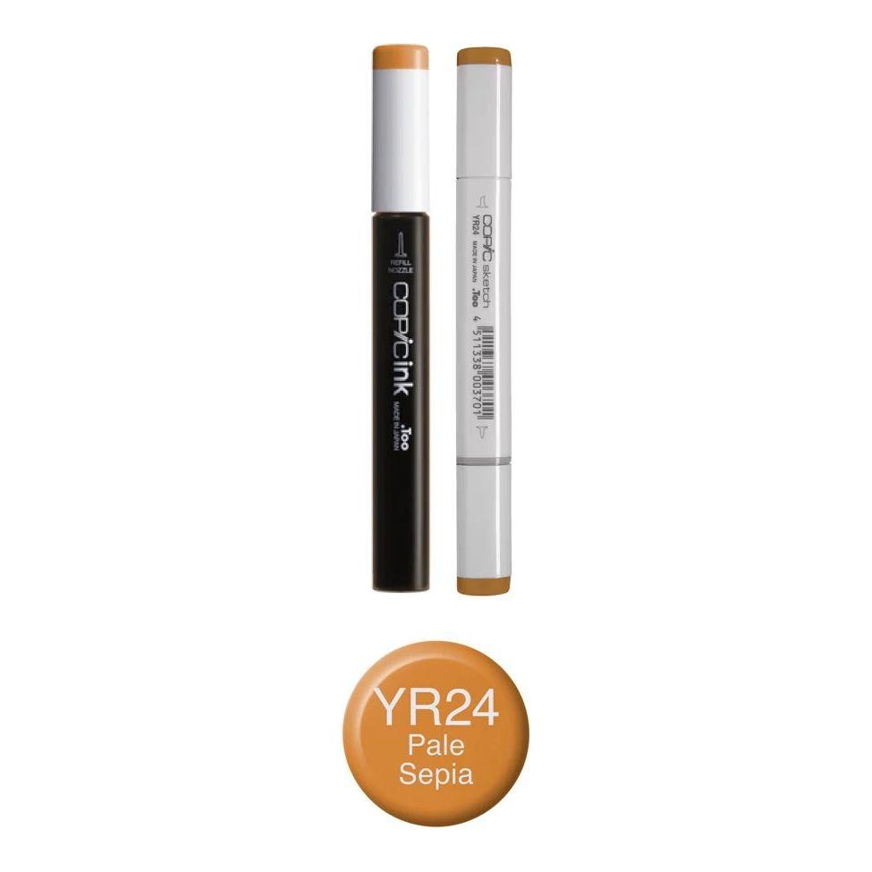 Copic Marker Pale Sepia Marker and Refill Bundle YR24