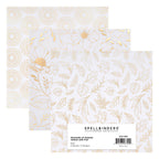 scs-306 Spellbinders Foiled Vellum 6 x 6 inch Papers