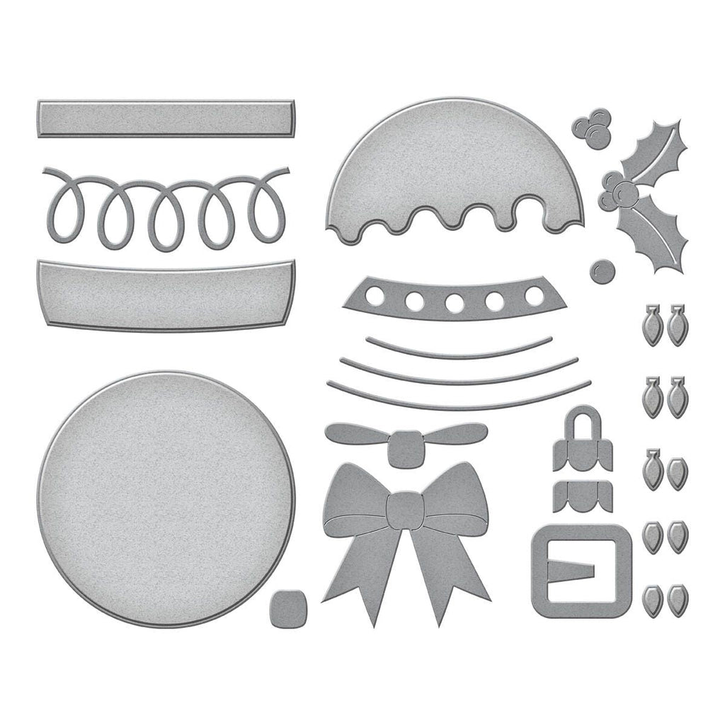 s5-607 Spellbinders Festive Ornaments Etched Dies