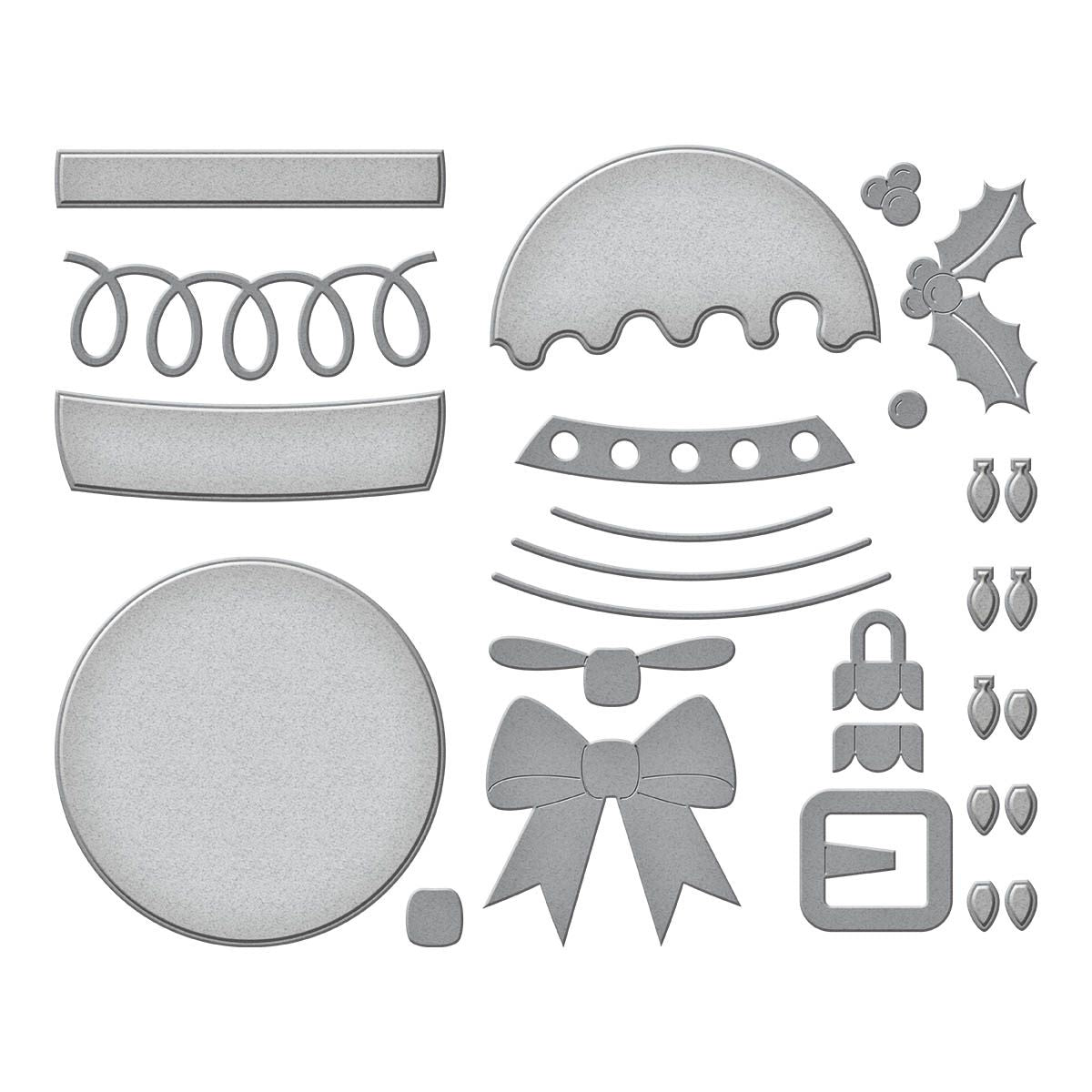 s5-607 Spellbinders Festive Ornaments Etched Dies