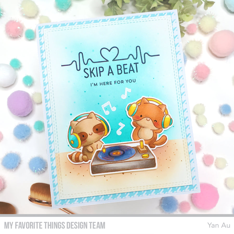 My Favorite Things Right on Track Clear Stamps jb025 Skip a Beat | color-code:alt1