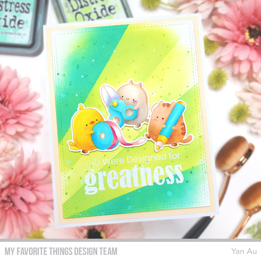 My Favorite Things Crafty Friends Clear Stamps jb024 Designed for Greatness | color-code:alt2