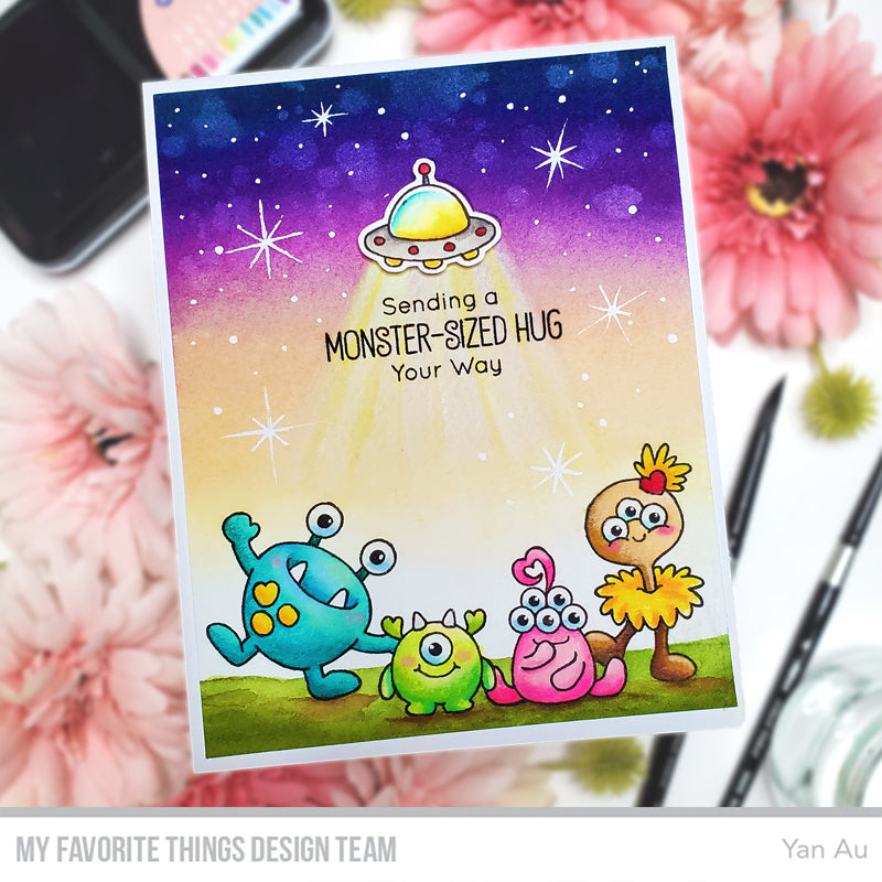 My Favorite Things Monster Love Clear Stamps jb028 Monster-Sized Hug | color-code:alt1