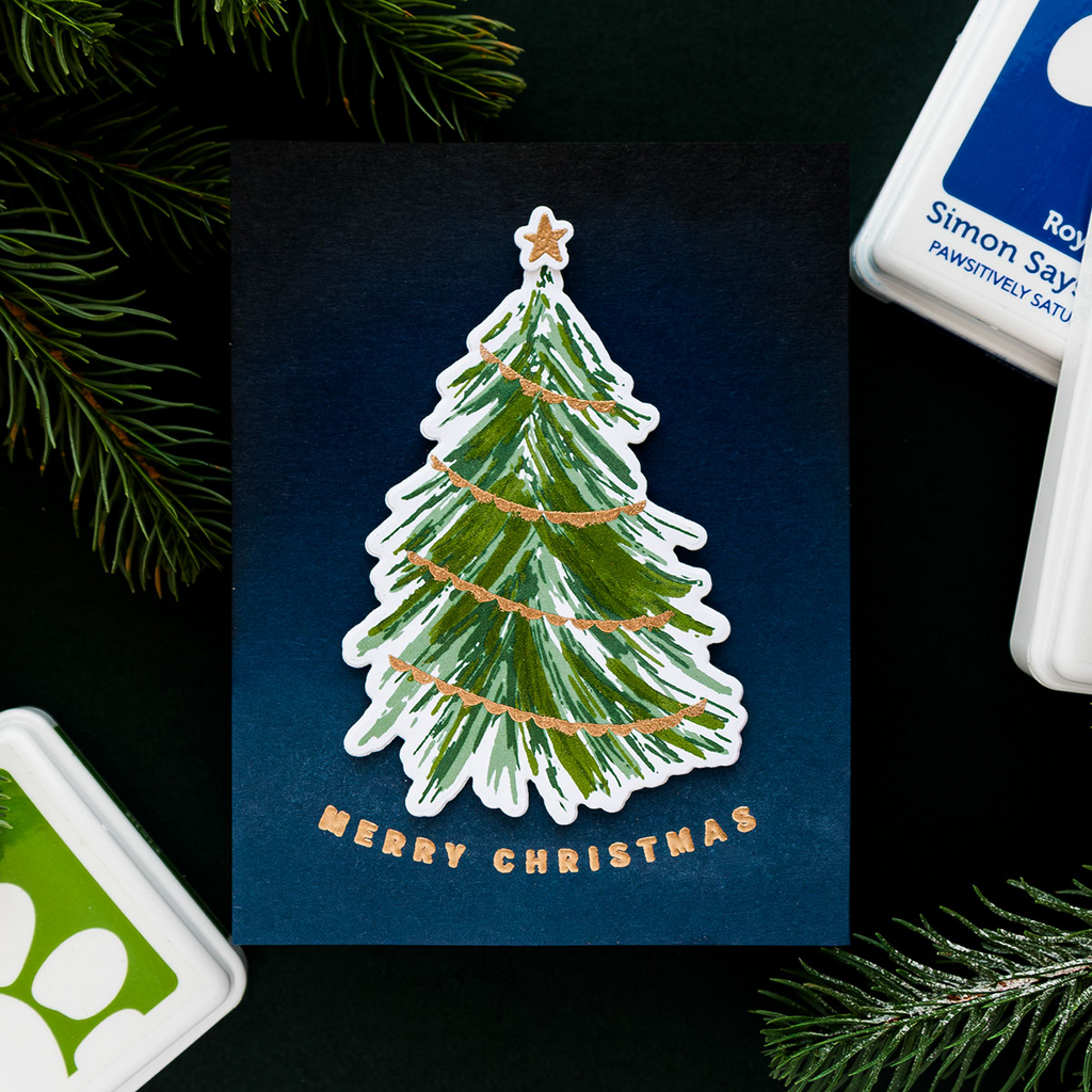 Simon Says Stamps And Dies Fresh Air Holiday Tree set687fh Season Of Wonder Christmas Card | color-code:ALT04