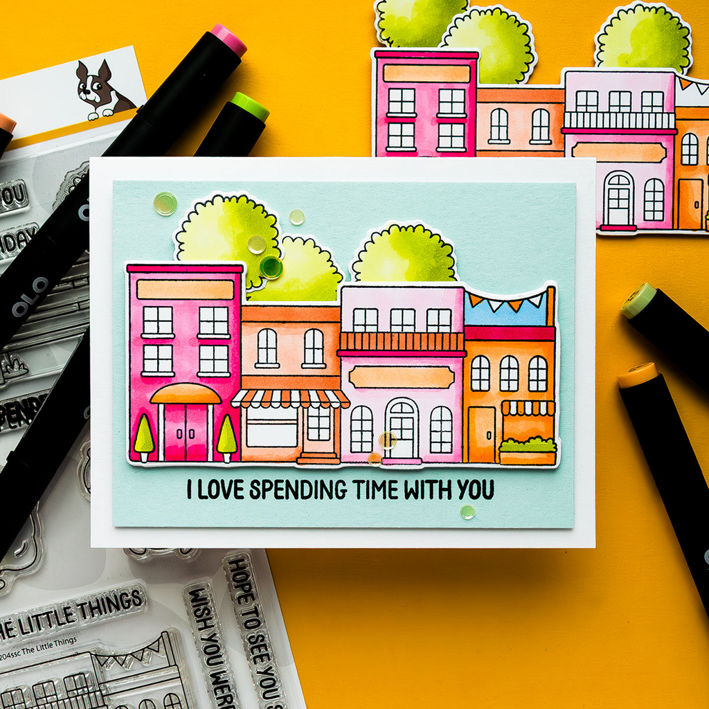 Simon Says Stamp The Little Things Wafer Dies 1298sdc You Are My Favorite Love Card | color-code:ALT04