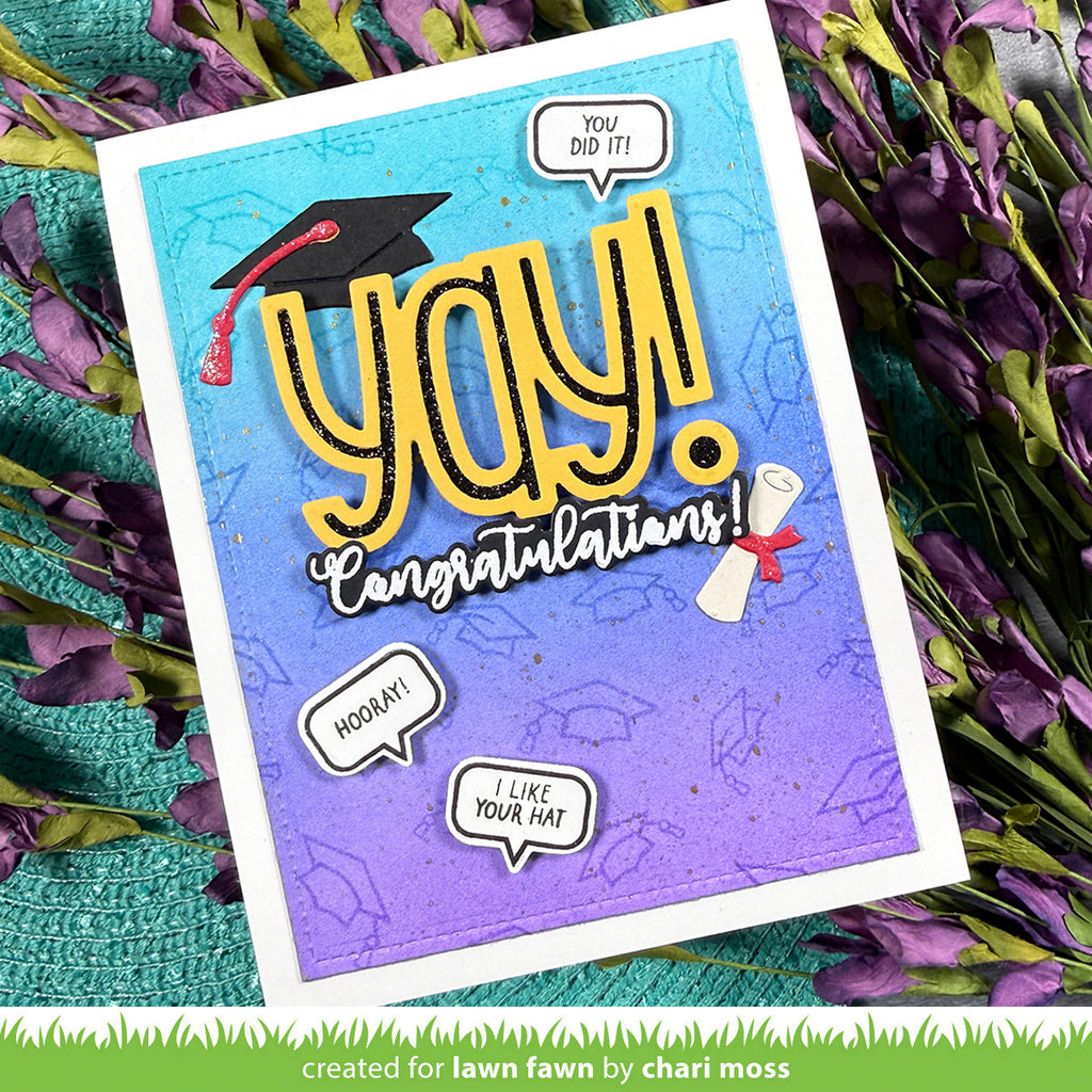 Yay! Congratulations Graduation Card with Grad Cap