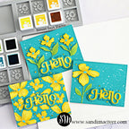 Simon Says Stamp Pawsitively Saturated Ink Cubes Yellow Sunsets ssc603 Out of This World Hello Card Set | color-code:ALT01