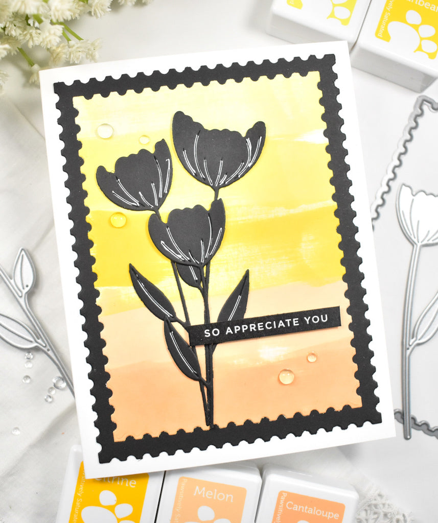 Simon Says Stamp Pawsitively Saturated Ink Cubes Yellow Sunsets ssc603 Out of This World Appreciate You Card | color-code:ALT04