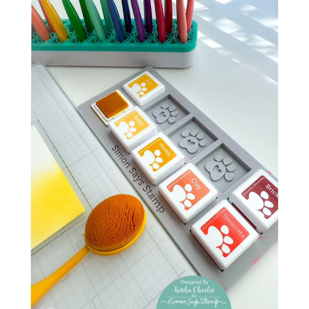 Simon Says Stamp Pawsitively Saturated Ink Cubes Yellow Horizons ssc616 Sweet Wishes