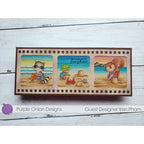 Purple Onion Designs Taylor Cling Stamp pod1339 Sandcastle Film Playtime Card