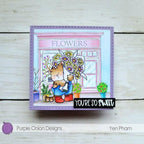 Purple Onion Designs Micey Smooches Cling Stamp pod5014 You're So Sweet Card