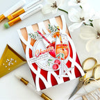 Pinkfresh Studio Cheers Clear Stamps 149122 Summer Drinks Card