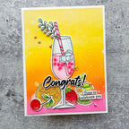 Pinkfresh Studio Cheers Dies 149222 Time To Celebrate Card