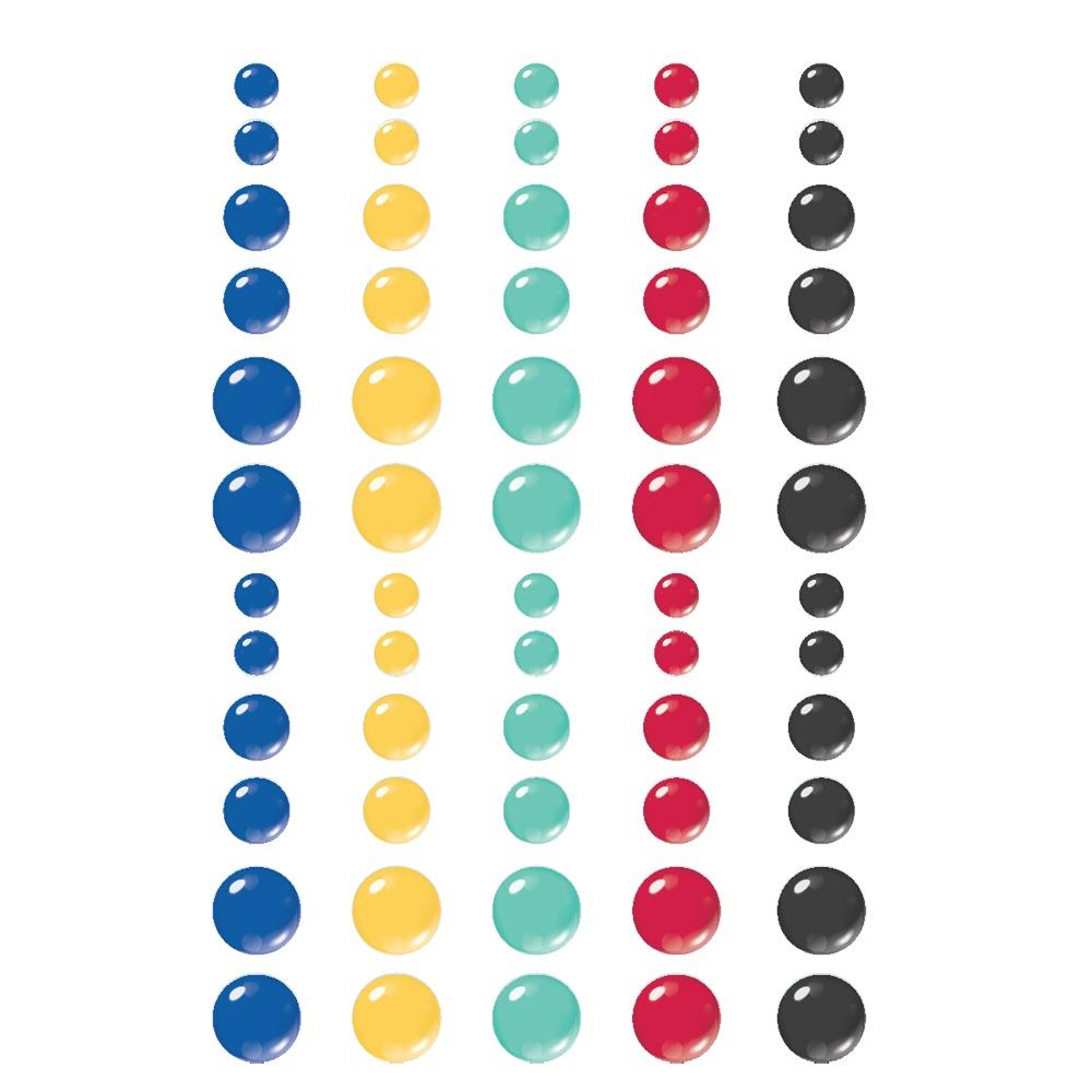 Simple Stories Say Cheese Tinseltown Glossy Enamel Dots 22469 Alternate Product View