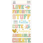 Simple Stories Crafty Things Foam Stickers 22527 Backside Image