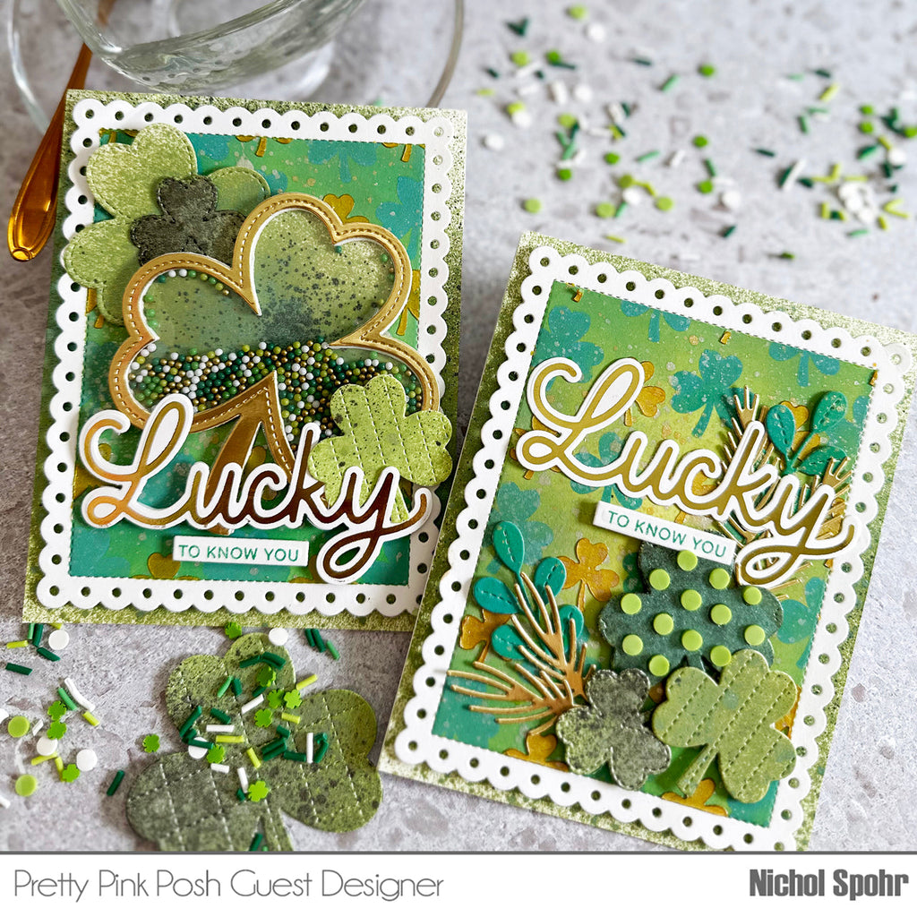 Tim Holtz Distress Oxide Ink Pad Lucky Clover Ranger TDO56041 Lucky Mica Stains Cards | color-code:ALTM03