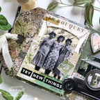 Tim Holtz Distress Collage Medium Matte Ranger tda79309 Mixed Media Tag Project | color-code:ALT95