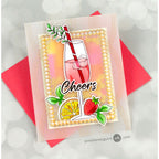 Pinkfresh Studio Cheers Clear Stamps 149122 Cheers Card | color-code:ALT01