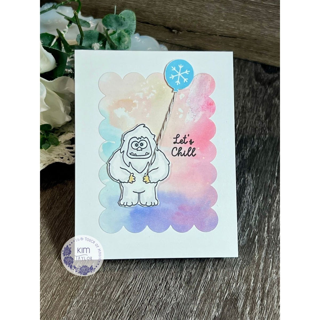 Simon Says Clear Stamps Yeti or Not 1227ssc Christmas Card
