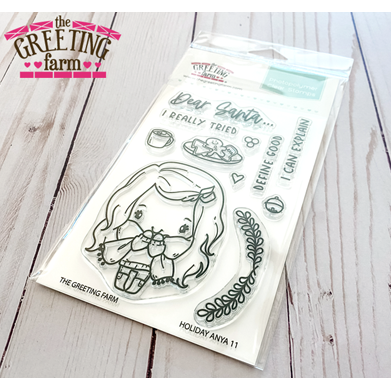 The Greeting Farm Holiday Anya 11 Clear Stamps