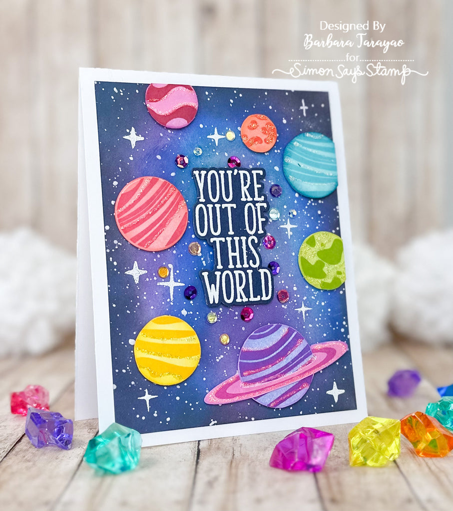 Simon Says Stamp You Are My Universe Wafer Dies sssd112834c Out Of This World