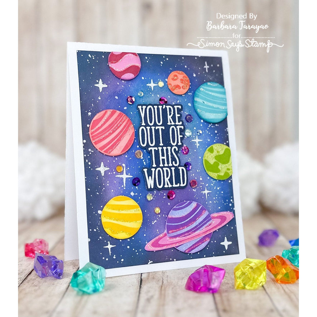 Simon Says Stamp You Are My Universe Wafer Dies sssd112834c Out Of This World