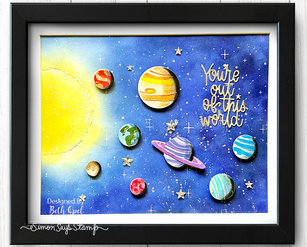 Simon Says Stamps and Dies You Are My Universe set642yu Out Of This World