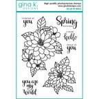 Gina K Designs You Are My World Clear Stamps